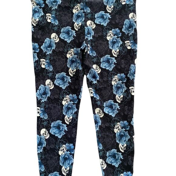 Torrid | Pixie Skull Floral Leggings, Size 2R - Picture 3 of 7
